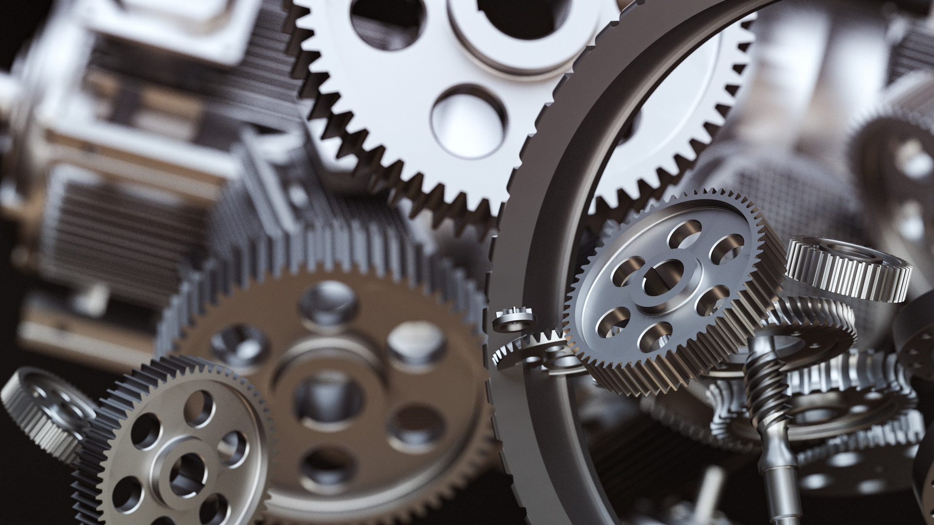 Rotary tiller gear