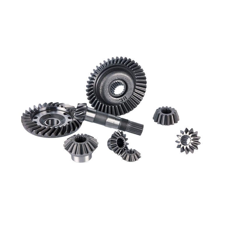 High-quality precision noise- and vibration-reducing front axle gears