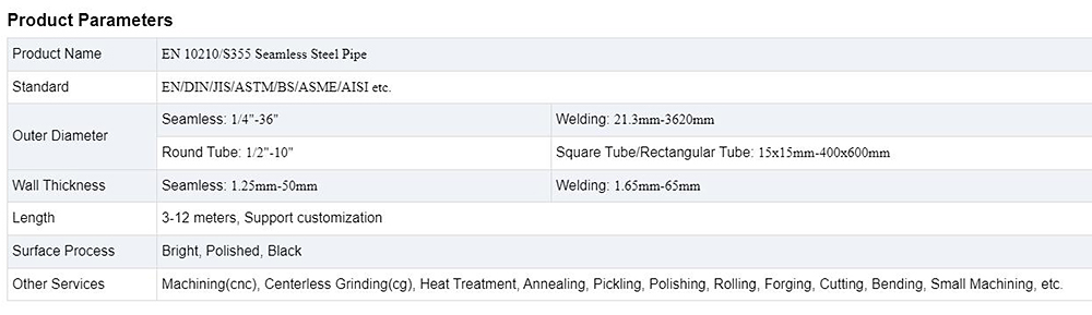 Seamless Steel Pipe Description