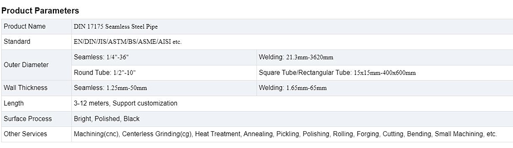 Seamless Steel Pipe Description