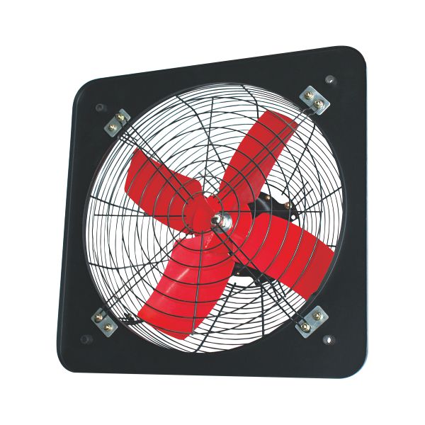 Square Metal Industrial Exhaust Fan With Shutters