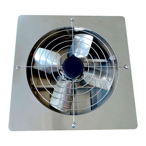 Stainless Steel Square Axial Flow with Louver Ventilator