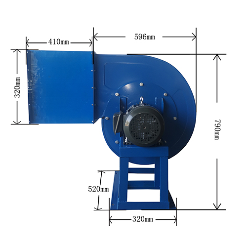 GWL Type Industrial Centrifugal Fan For Food Drying Or Roasting