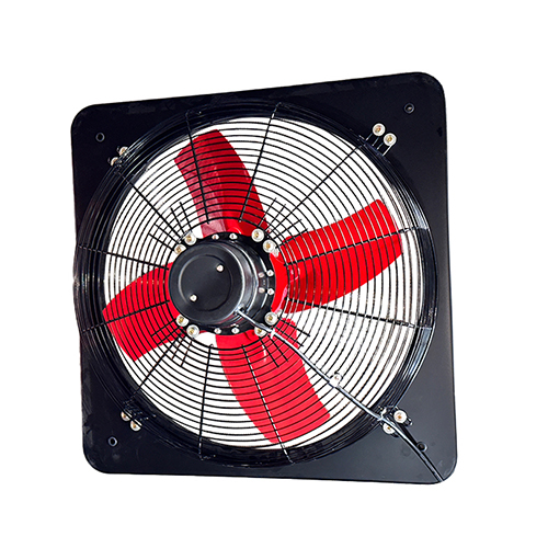 Square Metal Industrial Exhaust Fan With Shutters