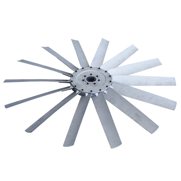 Aluminum alloy material adjustable Angle fan blades