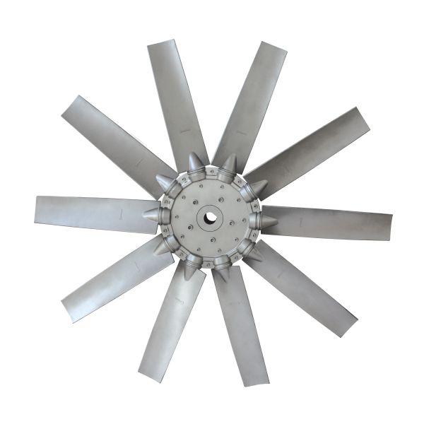 Aluminum alloy material adjustable Angle fan blades