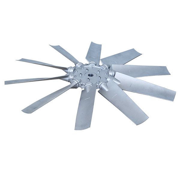 Aluminum alloy material adjustable Angle fan blades