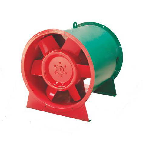 HTF Series Single-Speed Fireproof Axial Flow Smoke Exhaust Fan HTF Series Single-Speed Fireproof Axial Flow Smoke Exhaust Fan