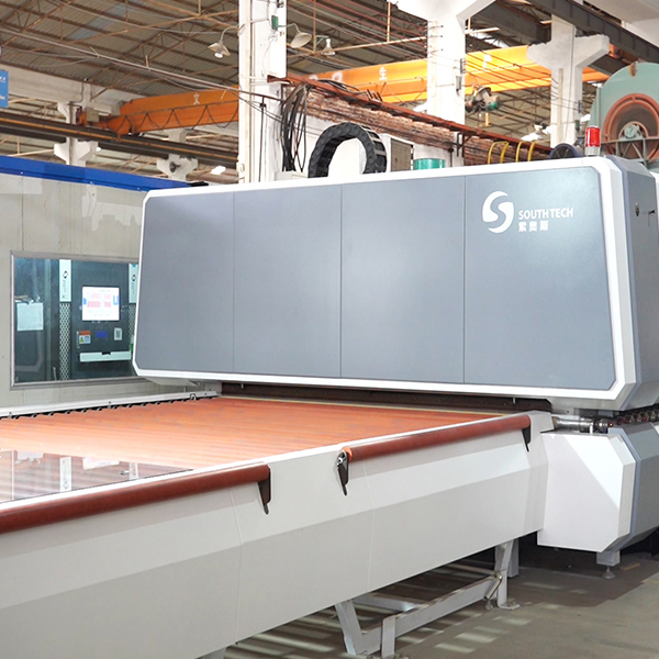 Southtech Intelligent Double Chamber Double Quencher Flat Glass Tempering Furnace by Nanliang Company