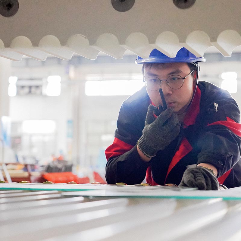 Preparation before formal production of glass tempering furnace