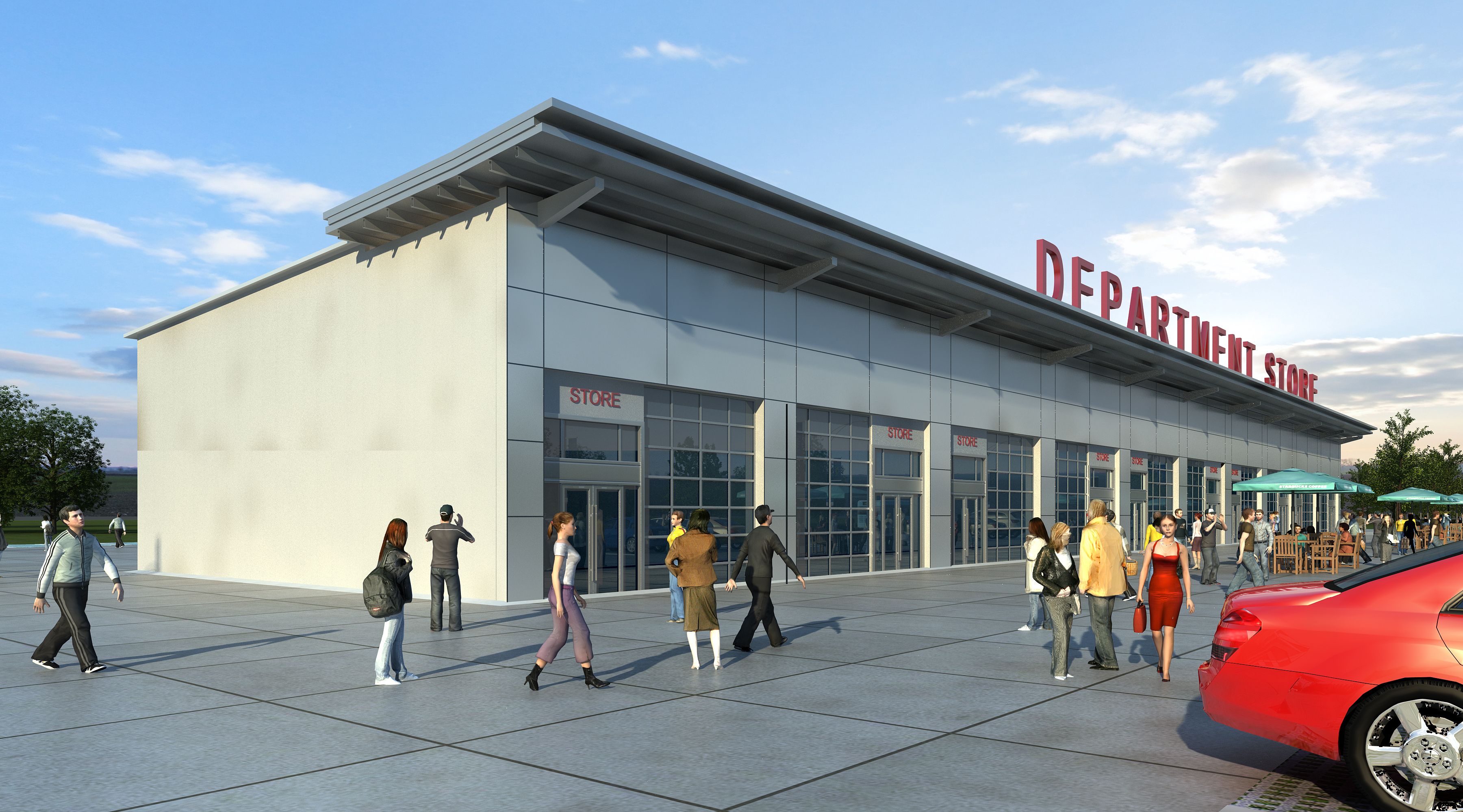 Steel Structure Supermarket