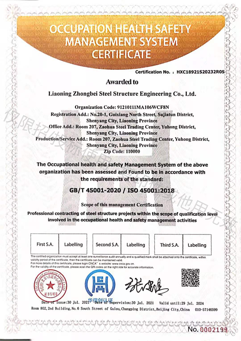 Occupation Health Safety Management System