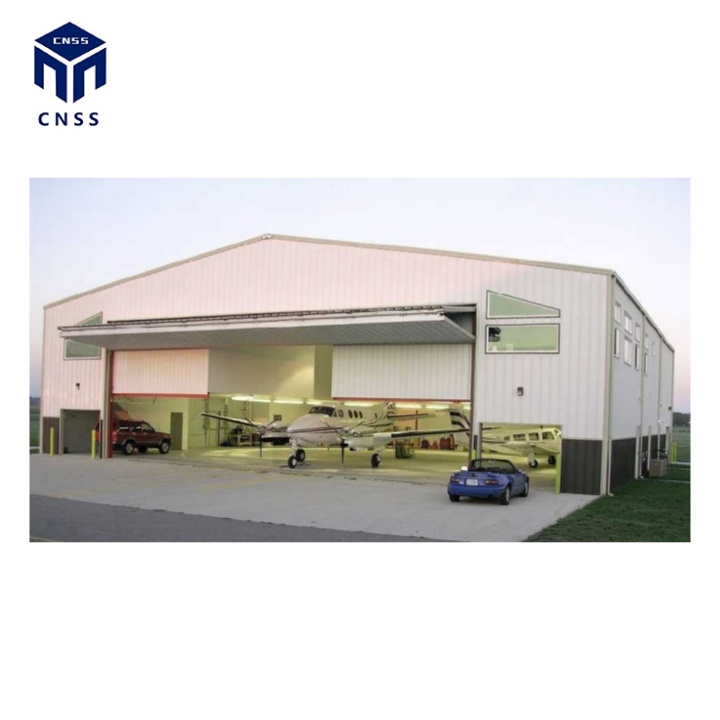 Steel Frame Structure Airplane Hangar