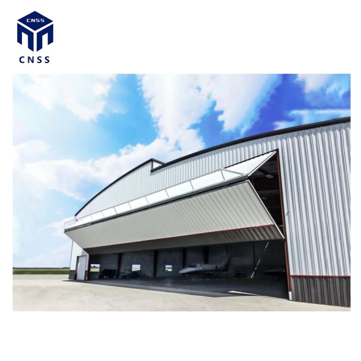Small Light Metal Aircraft Hangar