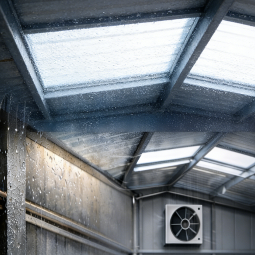 How to Stop Condensation In a Steel Building?