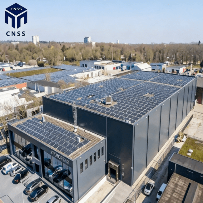 Taller prefabricado de acero aislado