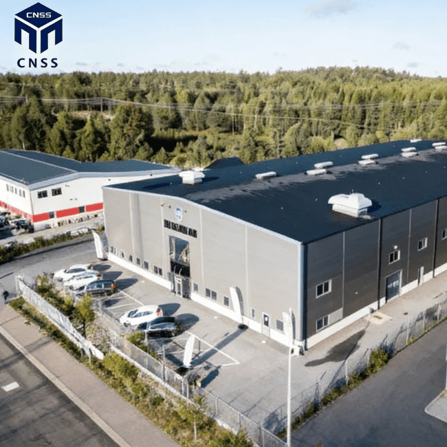 Cobertizo de taller de fábrica prefabricado de acero