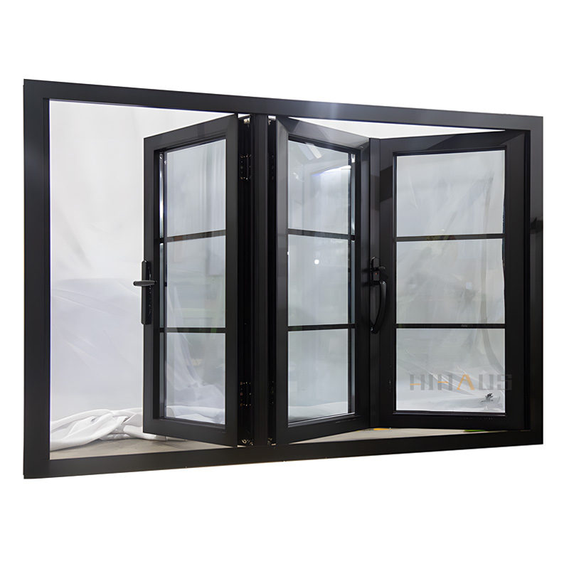 Modern Security Thermal Break Aluminium Bi-Folding Windows