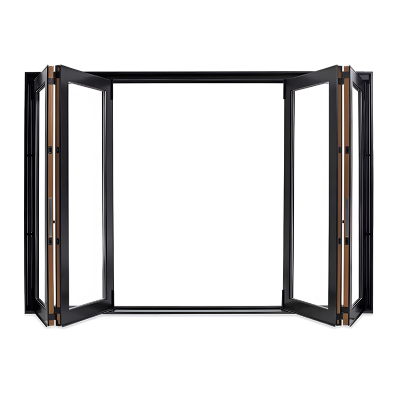 Modern Security Thermal Break Aluminium Bi-Folding Windows