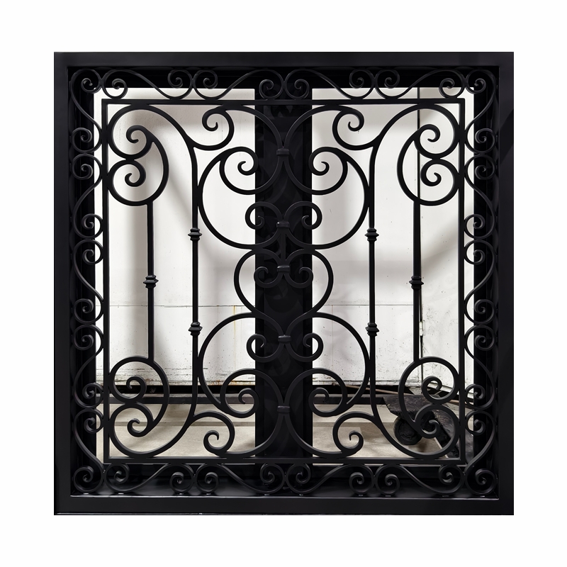 Luxury Security Wrought Iron Steel Casement Windows