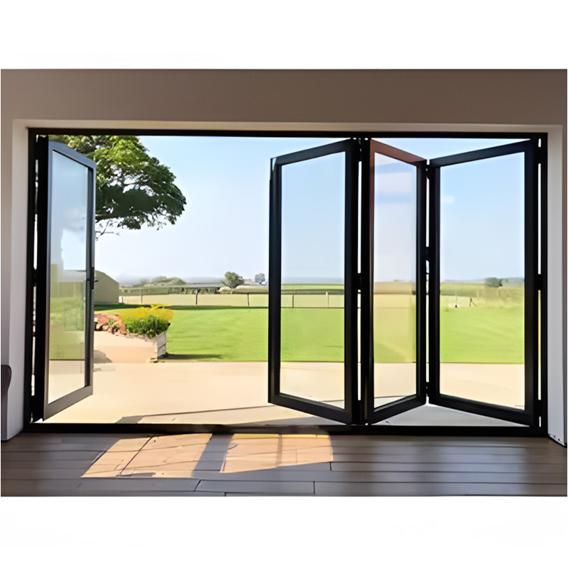 Modern Design Front Entry Waterproof Aluminium Bi-Folding Door