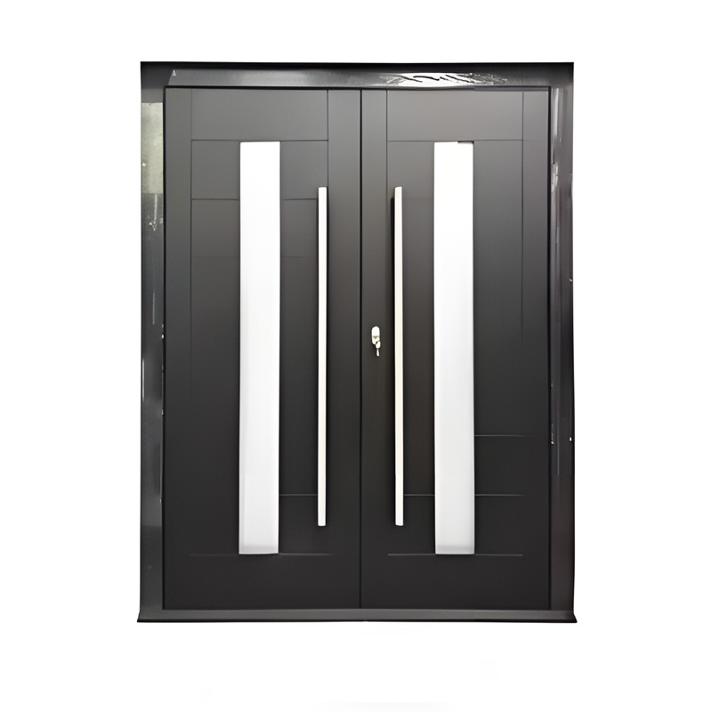 Modern Design Front Entry O Waterproof Aluminium Swing Door