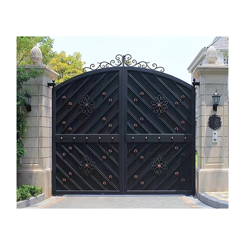 Automation Main Security Wrought Metal Gate