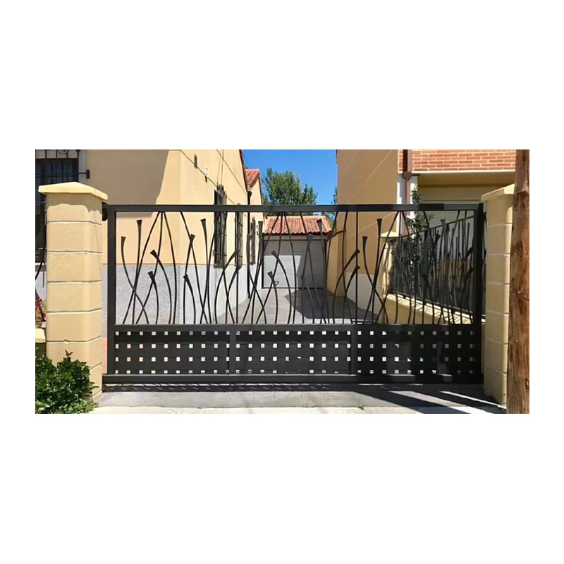 Automation Main Security Wrought Metal Gate