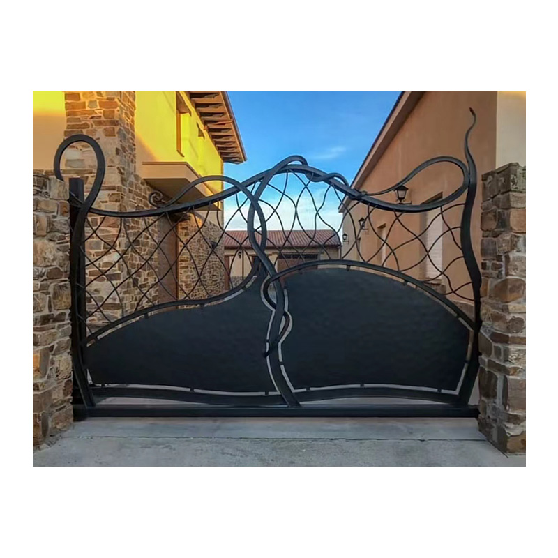 Automation Main Security Wrought Metal Gate