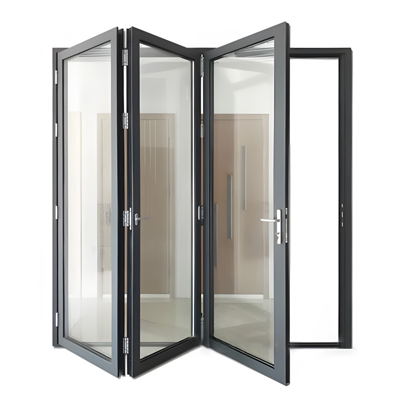 Modern Security Thermal Break Aluminium Bi-Folding Windows