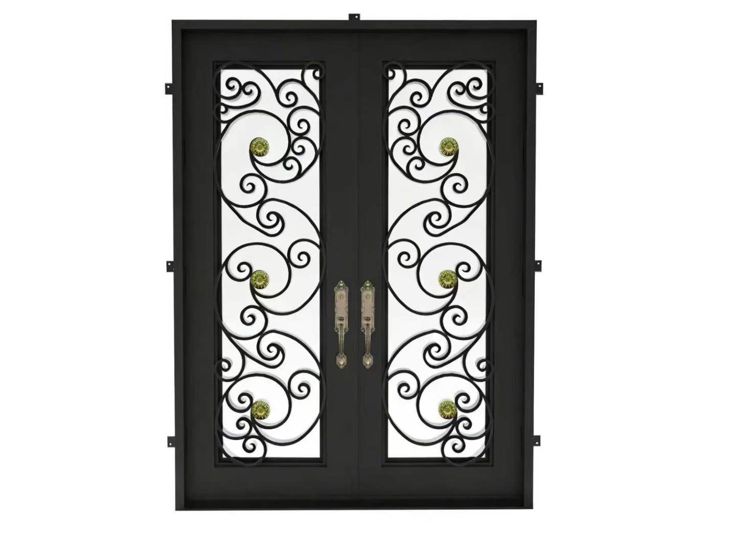 Wrought Iron Front Doors Lead Luxury Entry Trends