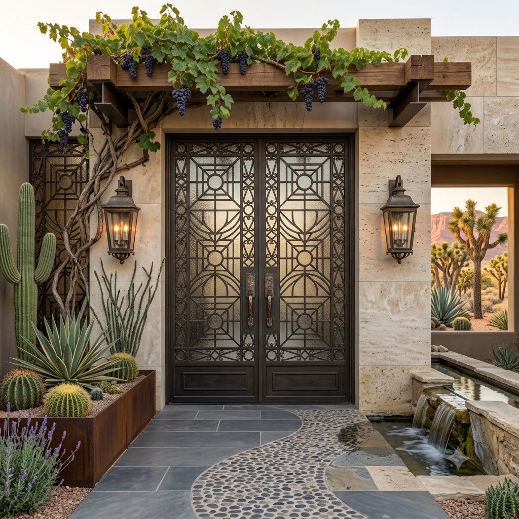 Iron Entry Doors Enhance High-End Residential Projects