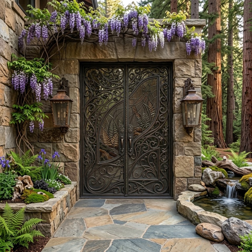Wrought Iron Front Doors Expand Architectural Options