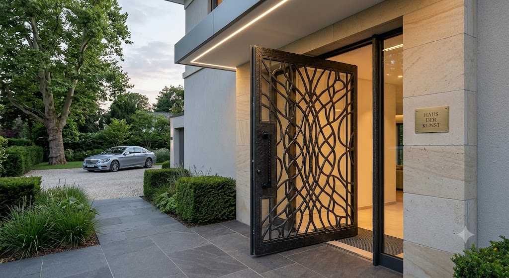 Modern Pivot Door Becomes a Choice for Luxury German Villas