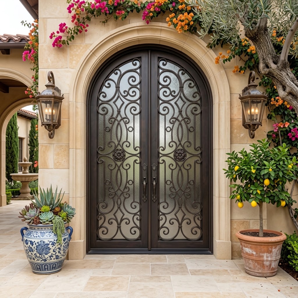 Wrought Iron Front Doors: Styles, Benefits, and Key Features
