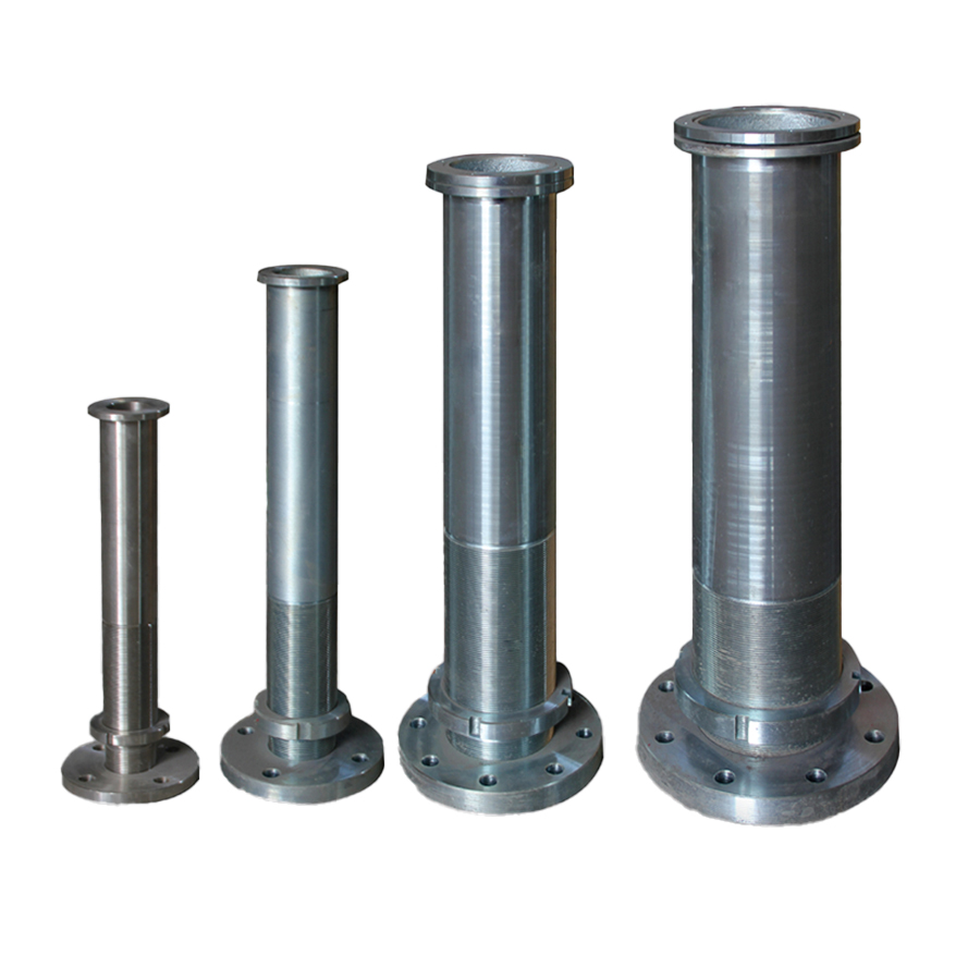 Filter press feeding pipe
