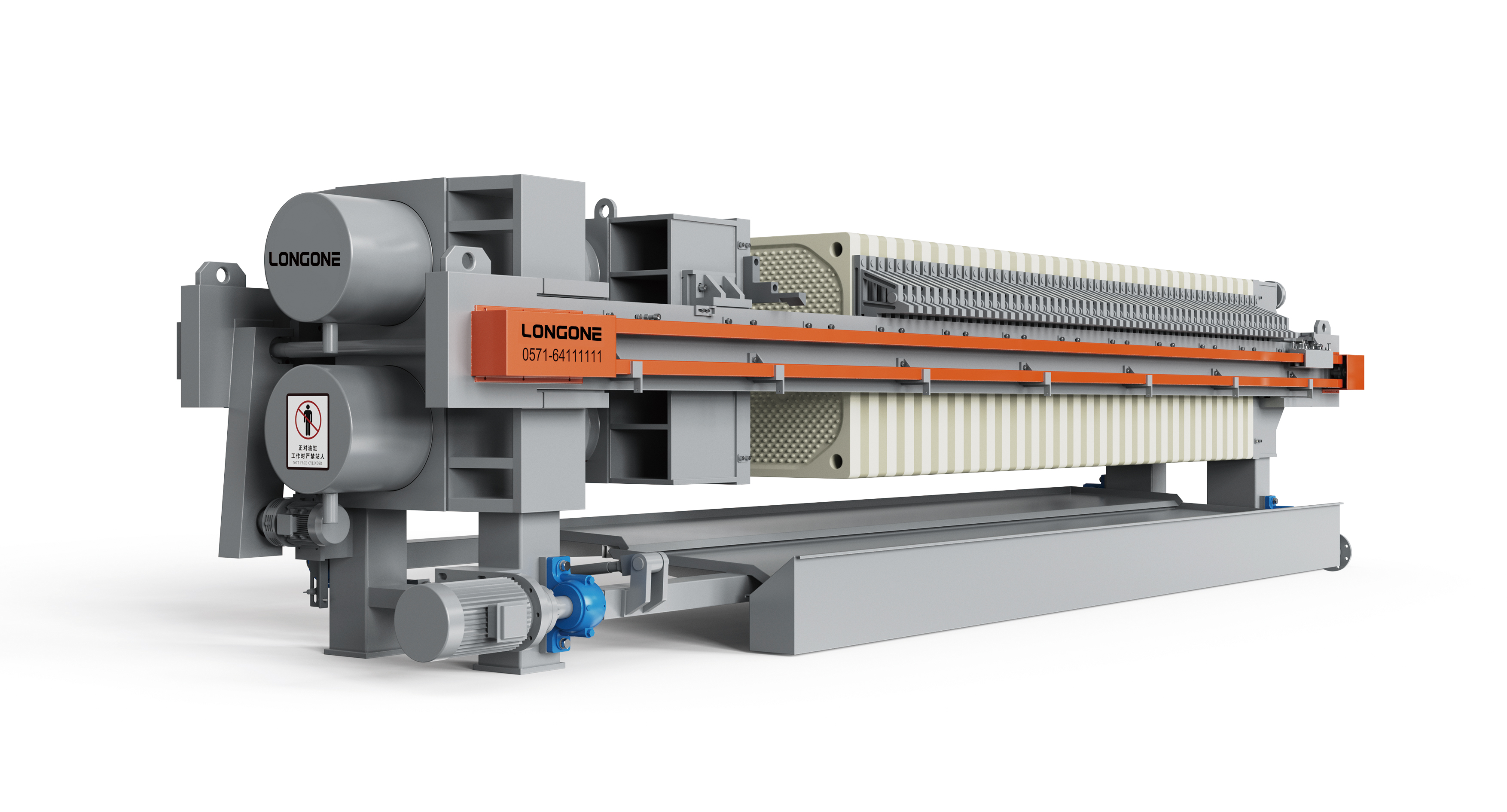 Membrane plate filter press