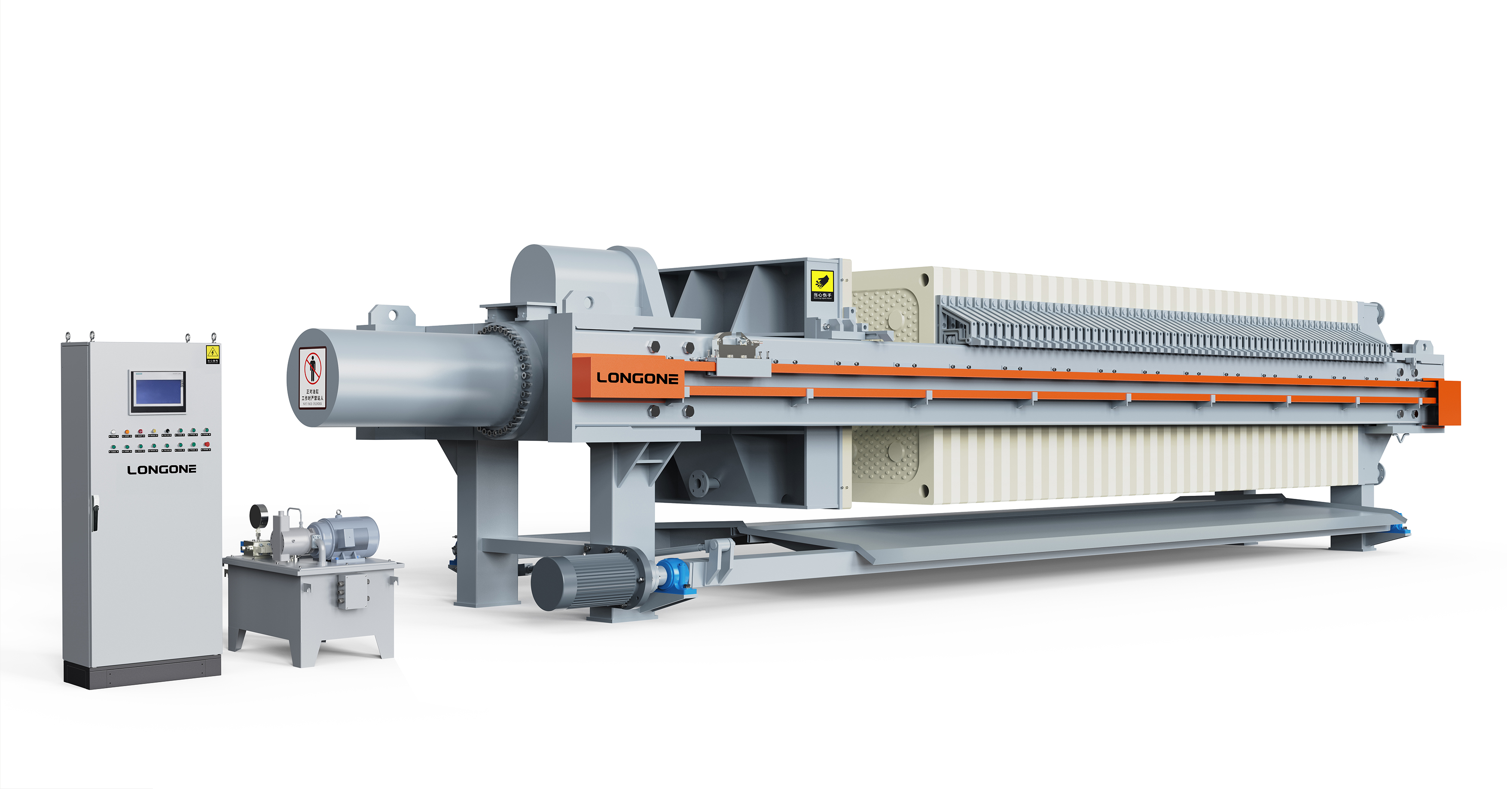 Membrane squeeze filter press