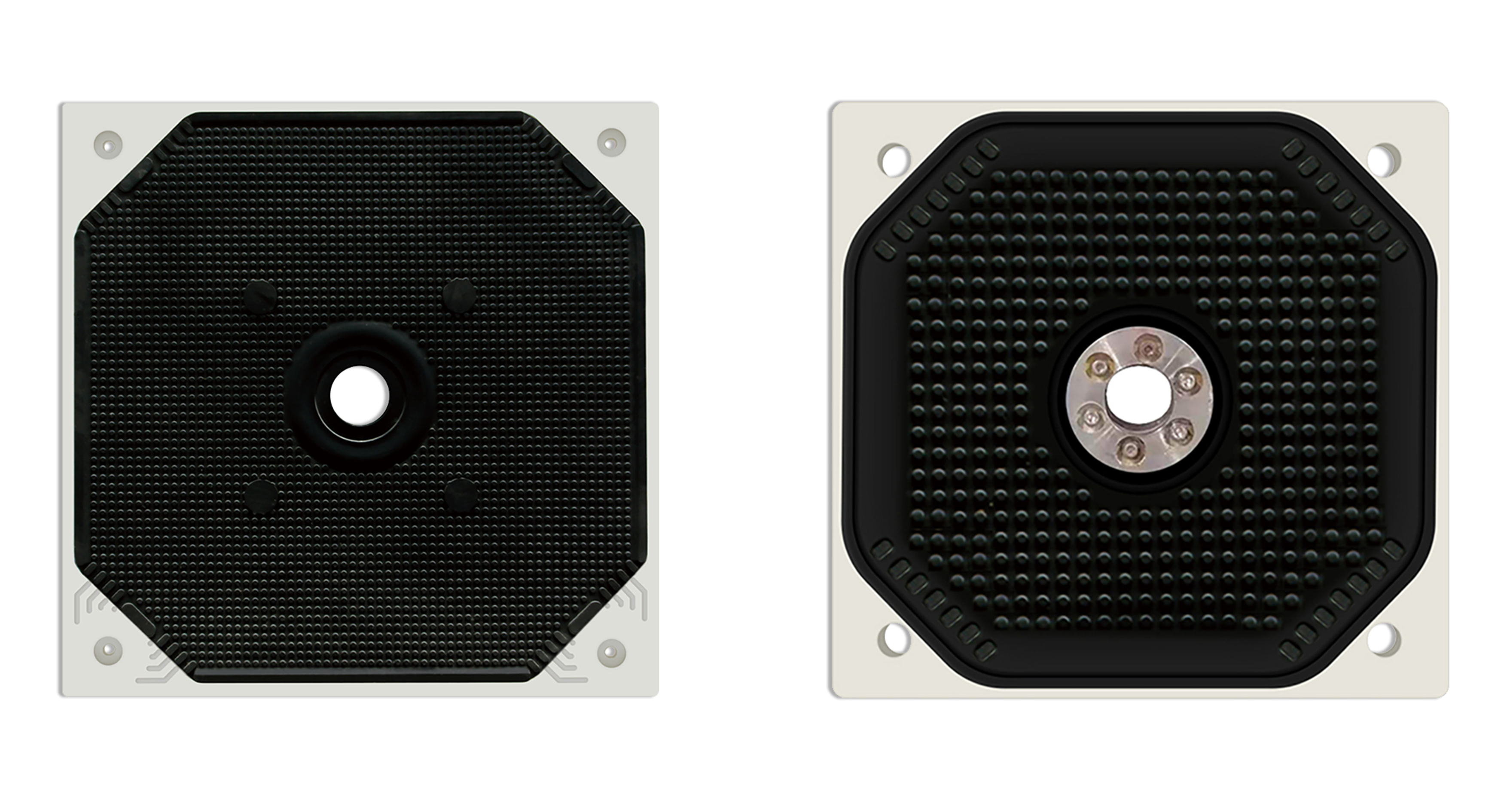 Membrane plate filter press