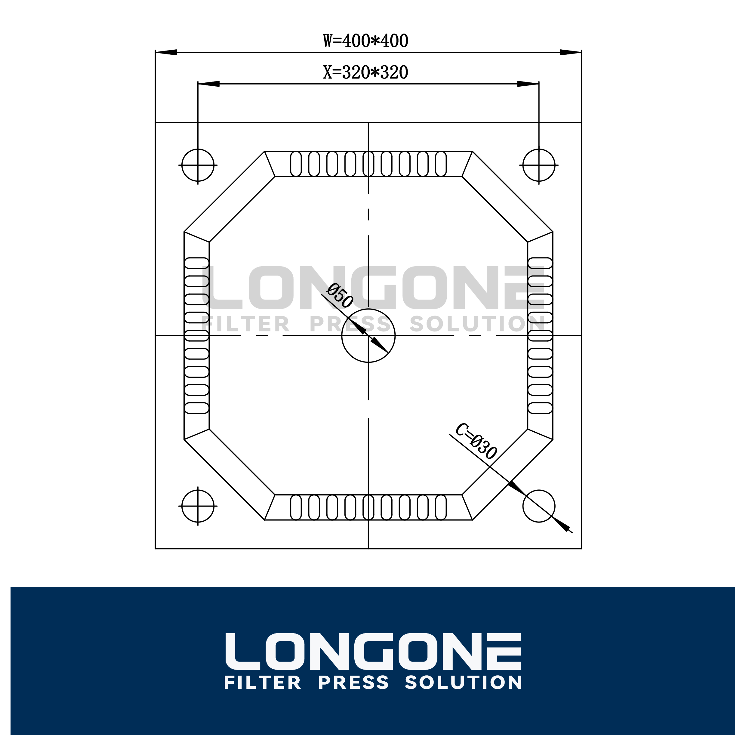 Membrane filter plate