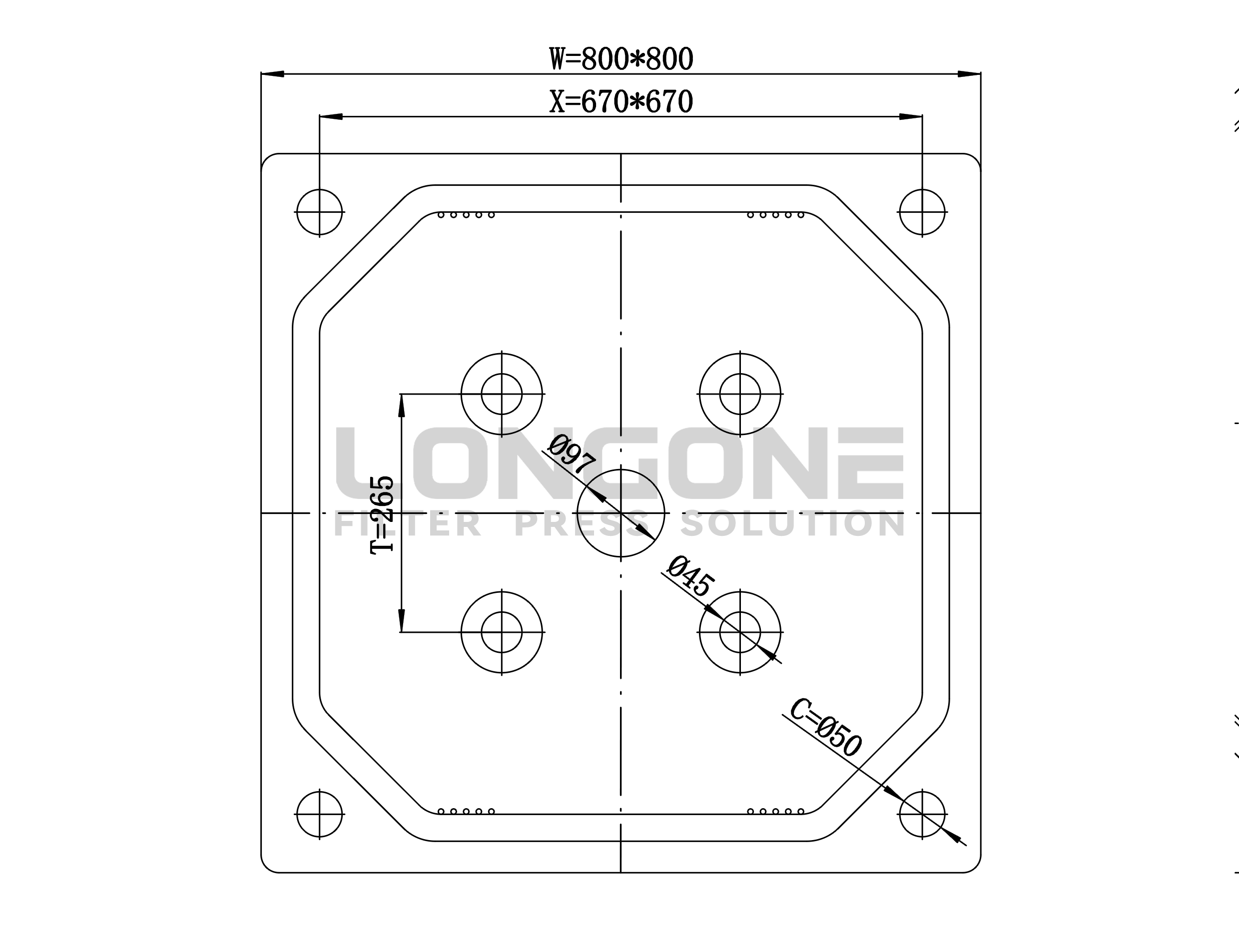 Membrane filter plate