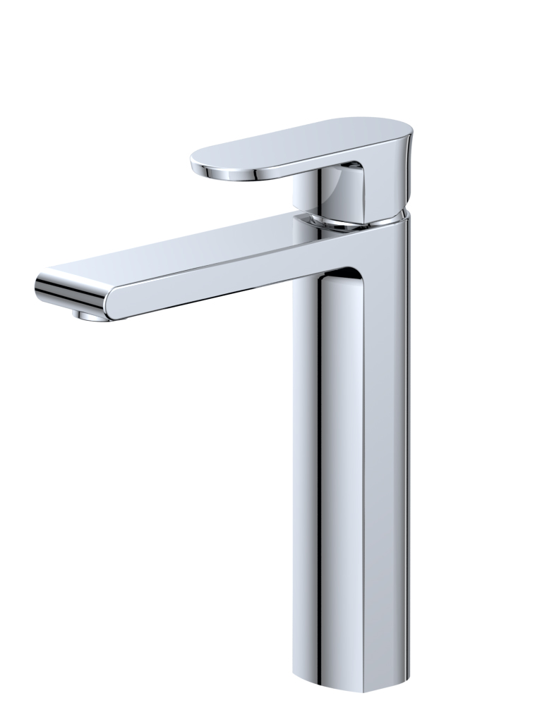 Bathroom Faucet Chrome Single-Handle Modern Design For Bathroom