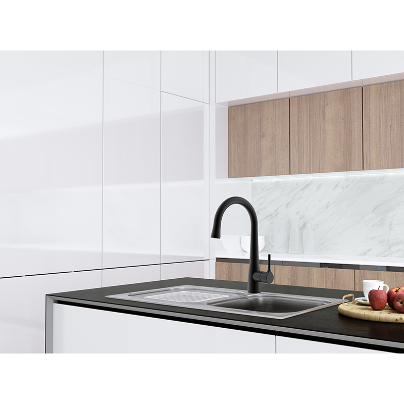 Matt Black Touchless Kitchen Sensor Tap