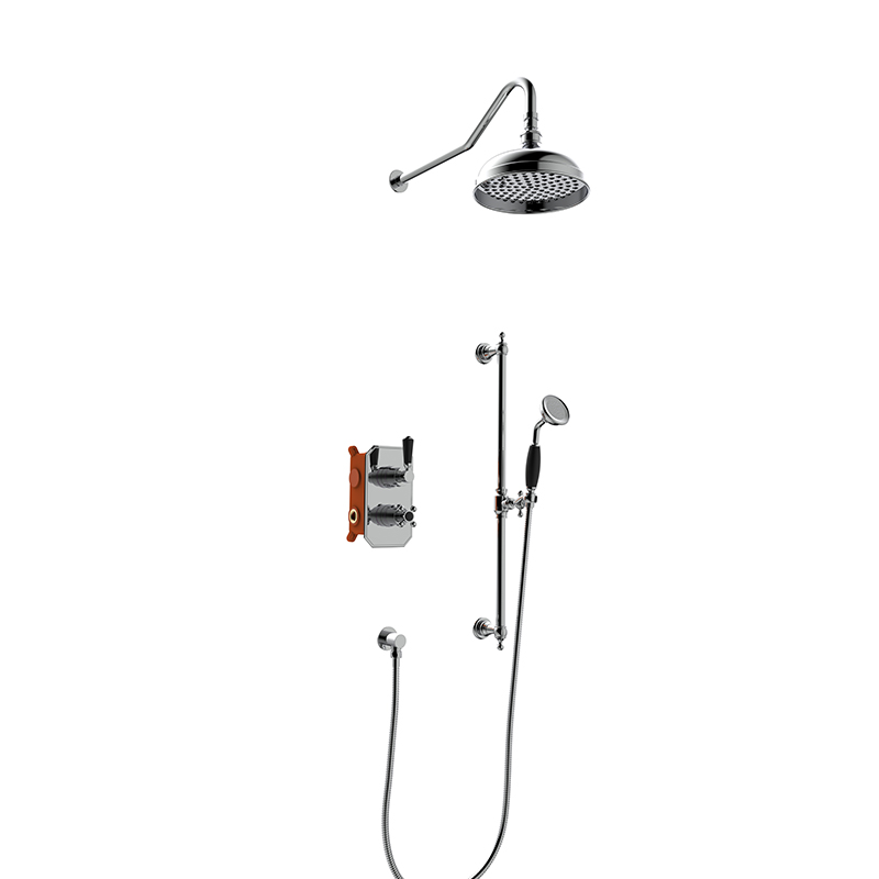 Traditional BrassThermostatic Shower Mixer