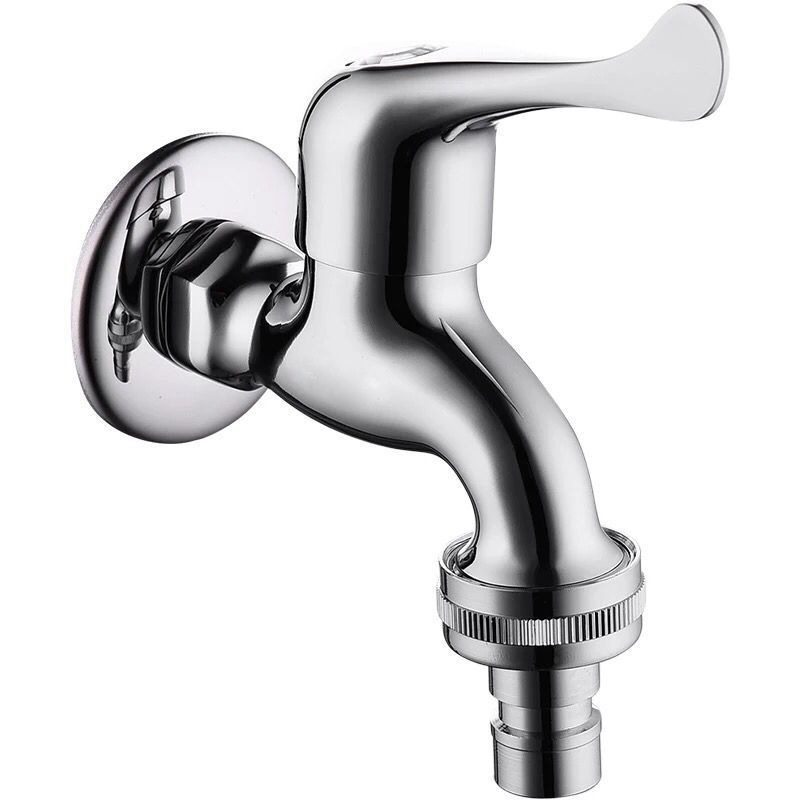 Traditional Brass Chrome Wall Mounted Bib Taps