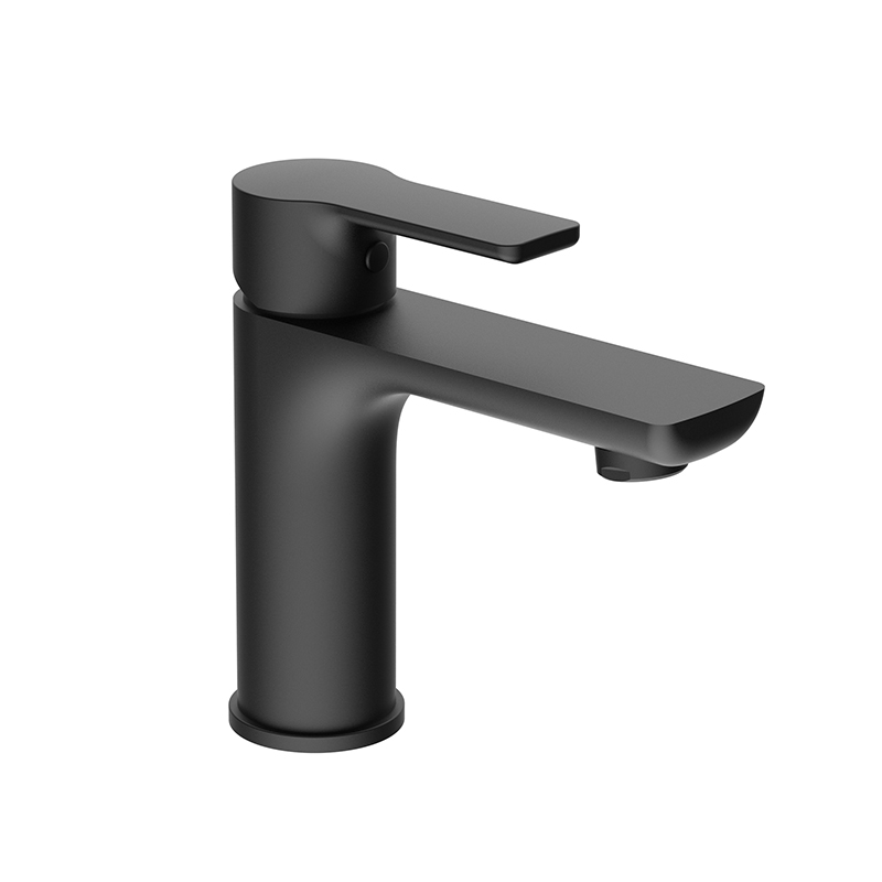 Matte Black Single Hole Bathroom Faucet