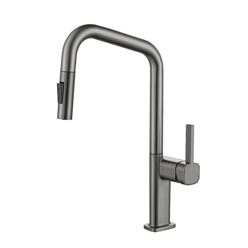 kitchen faucet, pull down sink faucet,kitchen mixer, gunmetal