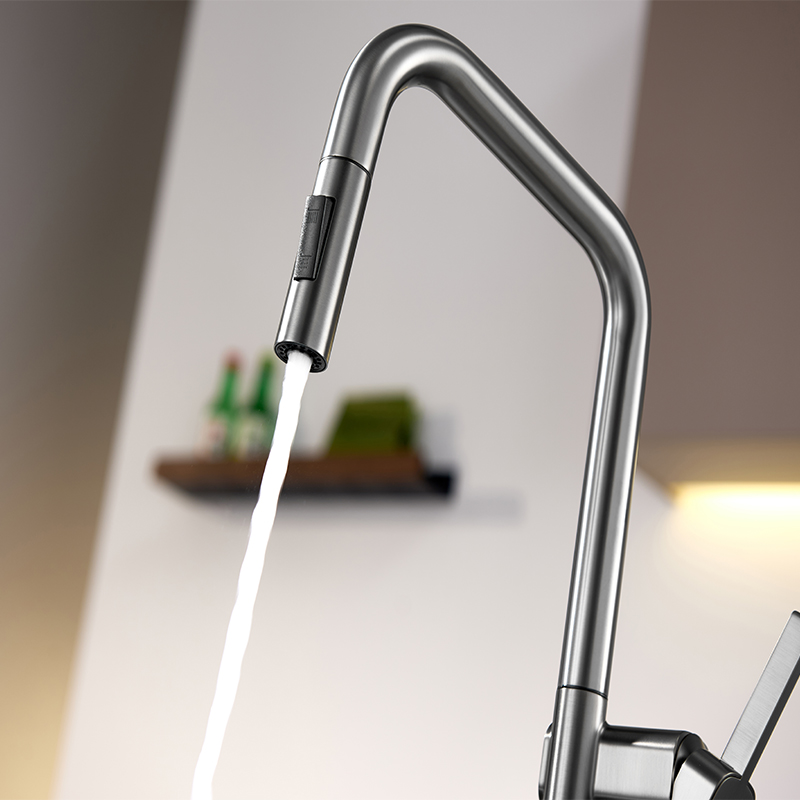 kitchen faucet, pull down sink faucet,kitchen mixer, gunmetal
