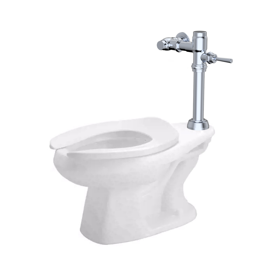 Brass Exposed Wc Toilet Flush Valve