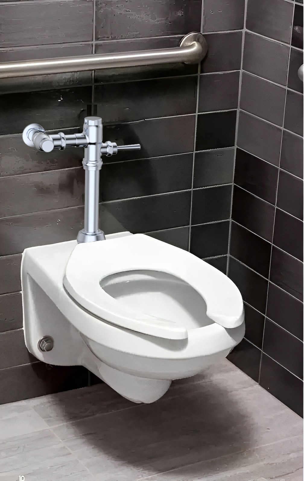 Brass Exposed Wc Toilet Flush Valve